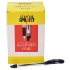 School Smart Black Ballpoint Pen, Pack Of 48