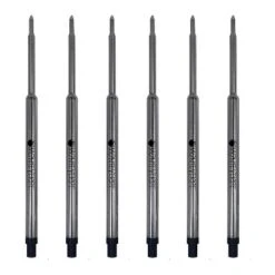 Monteverde Ballpoint Pen Refill Medium Point Blue Ink 6 Pack (W133BB)