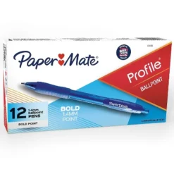 Paper Mate Profile Retractable Ballpoint Pen Bold Point Blue Ink Dozen (89466) -Pencil Specialty Store GUEST cd59e1bb f737 43bd aee8 687cfa7562b7