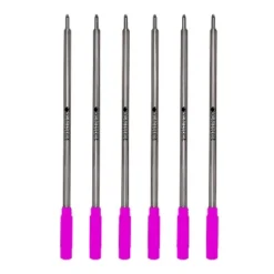 Monteverde Ballpoint Pen Refill Medium Point Pink Ink 6 Pack (C133PK)