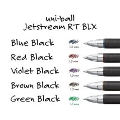 Uni-ball Jetstream RT BLX Retractable Rollerball Pen Bold Point Assorted Colors 5/pk (1858851) -Pencil Specialty Store GUEST d9d06ab6 8a11 46ad bb9b 7b7de38a4c54