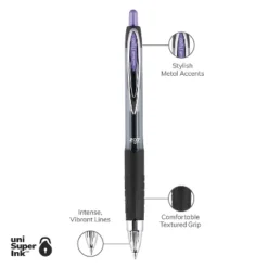Uni-ball Uniball 207 Retractable Gel Pens Medium Point 0.7mm Purple Ink Dozen (70221) -Pencil Specialty Store GUEST e98f296a f38c 4d38 b77a dac1fc3acd9e