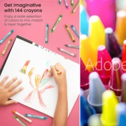 Arteza Kids Wax Crayons, 72 Pieces - 2 Pack -Pencil Specialty Store GUEST f0251a82 58f3 4861 a3d5 a47073452612