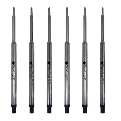 Monteverde Ballpoint Pen Refill Medium Point Black Ink 6 Pack (W133BK) 1 Monteverde Ballpoint Pen Refill Medium Point Black Ink 6 Pack (W133BK)