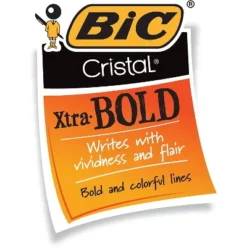 BIC Cristal Xtra Bold Stick Ballpoint Pen Bold 1.6mm Assorted Ink/Barrel 24/Pack MSBAPP241AST 7 BIC Cristal Xtra Bold Stick Ballpoint Pen Bold 1.6mm Assorted Ink/Barrel 24/Pack MSBAPP241AST -Pencil Specialty Store GUEST f49b2d5f 3840 46e0 a36a 1a92898e4cac