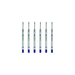 Monteverde Ballpoint Pen Refill Fine Point Blue Ink 6 Pack (P423BU)