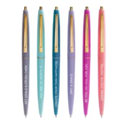 Paper Junkie 12 Pack Inspirational Ballpoint Pens With Motivational, Encouraging Messages, Inspirational Pens For Women (6 Colors) -Pencil Specialty Store GUEST f6e3ace0 ef23 4321 9ce0 f01510ccd763