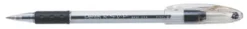 Pentel R.S.V.P. Refillable Ballpoint Pen, 1 Mm Medium Tip, Violet Ink, Clear Barrel, Pack Of 12