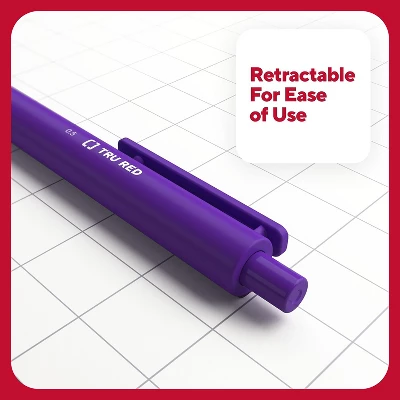 TRU RED Retractable Quick Dry Gel Pens Fine Point 0.5mm Asst TR54491 3 TRU RED Retractable Quick Dry Gel Pens Fine Point 0.5mm Asst TR54491 - Image 3