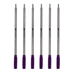 Monteverde Ballpoint Pen Refill Medium Point Purple Ink 6 Pack (C133PL)