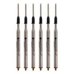 Monteverde Ballpoint Pen Refill Medium Point Brown Ink 6 Pack (L133BN)