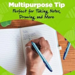 BIC Ecolutions Ocean-Bound Retractable Ballpoint Pens Medium Point Black Ink Dozen (BPRR11-BLK) -Pencil Specialty Store GUEST fefedc04 1cb5 44f9 9861 2264caef4aa7