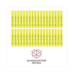 Universal Desk Highlighter Chisel Tip Fluorescent Yellow 36/Pack 08866 -Pencil Specialty Store GUEST ff2fbe55 cf0b 4243 8784 e25ced853f65